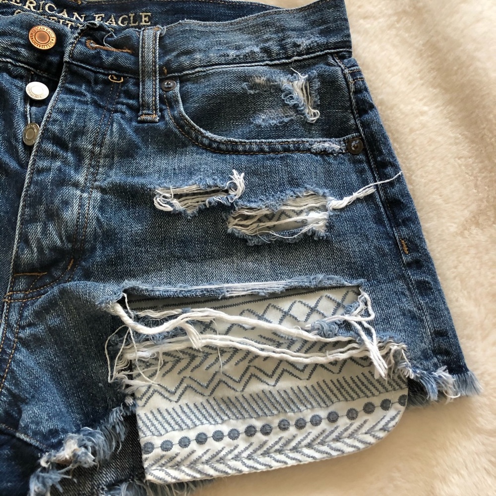 🌵5/$25 American Eagle Ripped Denim Shorts